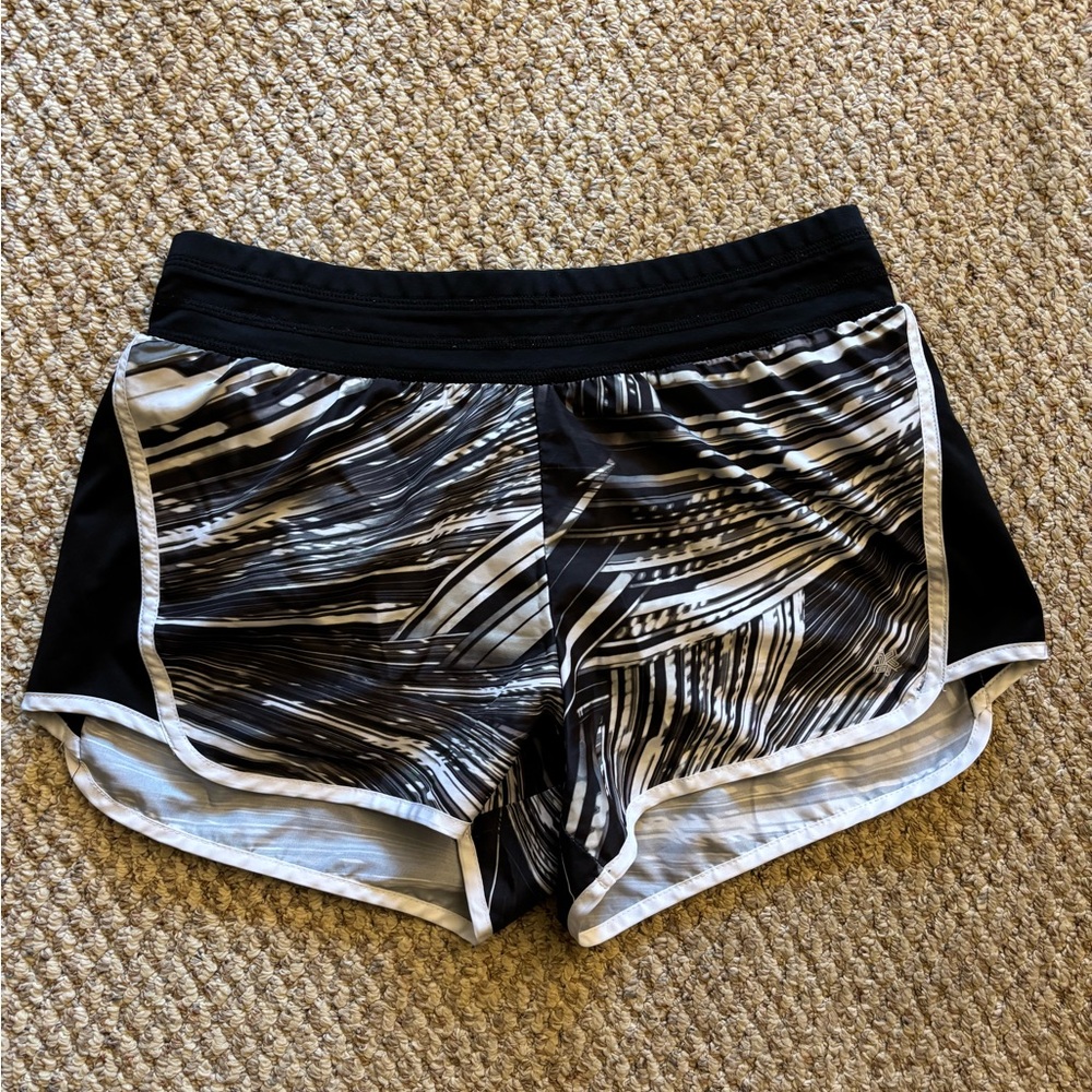 TEK GEAR Black and White Women's Shorts